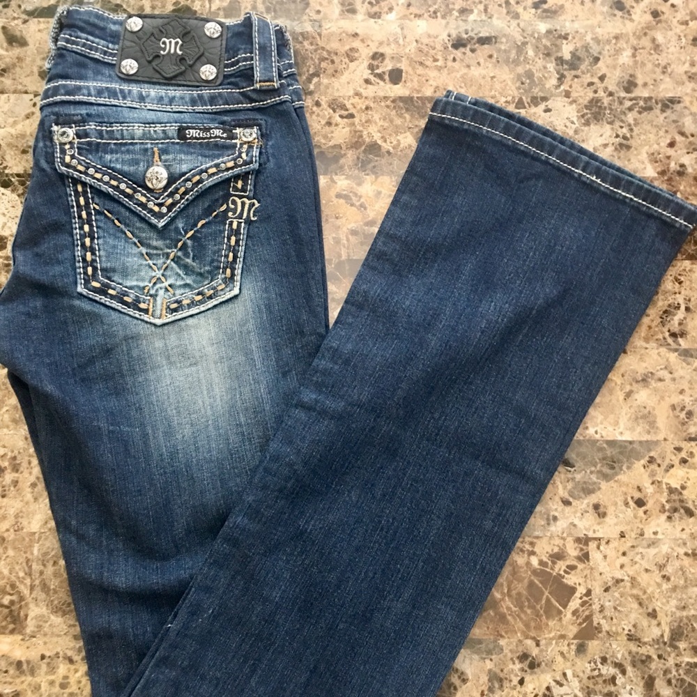 NWT Miss Me Signature Rise Boot Cut Jeans